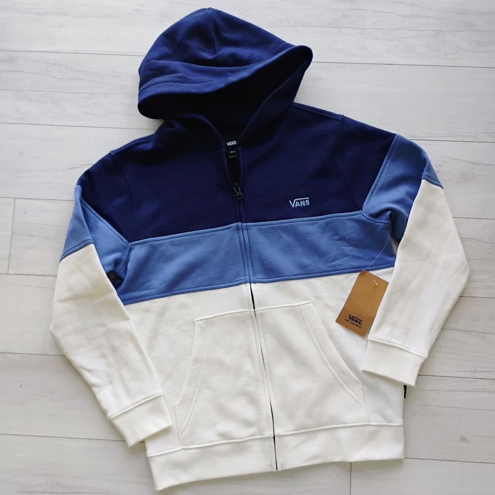 VANS NEW Block It Zip Up Hoodie
